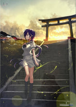 Cargar imagen en el visor de la galería, Summer Pockets Reflection Blue - A4 Illustration Film (Set of 4)