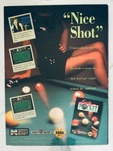 Cargar imagen en el visor de la galería, Double Dragon 3 / Side Pocket - Genesis - Original Vintage Advertisement - Print Ads - Laminated A4 Poster