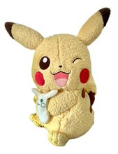 Load image into Gallery viewer, Pokémon the Series: Black & White - Pikachu - Huge Plush Toy - Winter Version