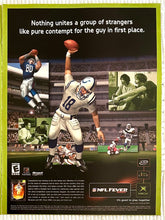 Load image into Gallery viewer, NFL Fever 2004 - Xbox - Original Vintage Advertisement - Print Ads - Laminated A4 Poster