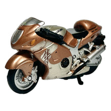 Cargar imagen en el visor de la galería, 1999 Suzuki GSX1300R Hayabusa (Bronze) - Die-cast Mini Pull-back Bike