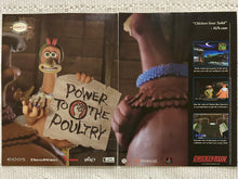 Load image into Gallery viewer, Chicken Run - PlayStation DC PC - Original Vintage Advertisement - Print Ads - Laminated A3 Poster
