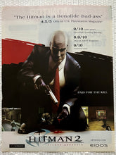 Cargar imagen en el visor de la galería, Hitman 2: Silent Assasin - PS2 Xbox PC - Original Vintage Advertisement - Print Ads - Laminated A3 Poster