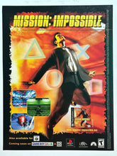 Load image into Gallery viewer, Mission: Impossible - PlayStation/N64/GBC - Print Ads - A4 Poster