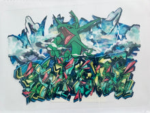 Load image into Gallery viewer, Pokémon - Rayquaza - Pokémon Center SHIBUYA Graffiti Art Sticker Set of 3