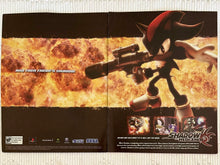 Cargar imagen en el visor de la galería, Shadow the Hedgehog - PS2 Xbox NGC - Original Vintage Advertisement - Print Ads - Laminated A3 Poster