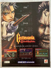 Load image into Gallery viewer, Castlevania: Circle of the Moon - GBA - Original Vintage Advertisement - Print Ads - Laminated A4 Poster