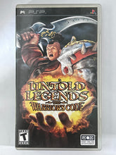Cargar imagen en el visor de la galería, Untold Legends: The Warrior's Code - PSP - PlayStation Portable - NTSC - Box & Manual (ULUS-10086)
