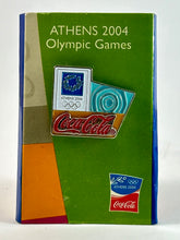 Load image into Gallery viewer, Athens 2004 Olympic Summer Games Coca-Coca Pin Collection (Set of 5)