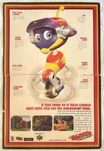 Cargar imagen en el visor de la galería, Rocket: Robot on Wheels - N64 - Print Ads - A3 Poster