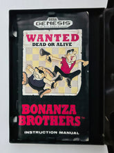 Load image into Gallery viewer, Bonanza Brothers - Sega Genesis - NTSC - Box & Manual (1124)