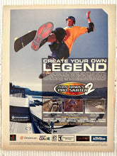 Cargar imagen en el visor de la galería, Tony Hawk’s Pro Skater 2 - Dreamcast PS1 GBC - Original Vintage Advertisement - Print Ads - Laminated A4 Poster