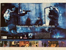 Load image into Gallery viewer, The Thing - PS2 Xbox PC - Original Vintage Advertisement - Print Ads - Laminated A3 Poster