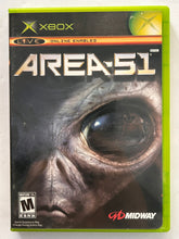 Cargar imagen en el visor de la galería, Area 51 - Xbox Classic - NTSC - Box & Manual
