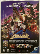 Load image into Gallery viewer, Harry Potter: Quidditch World Cup - PS2 NGC Xbox GBA PC - Original Vintage Advertisement - Print Ads - Laminated A4 Poster