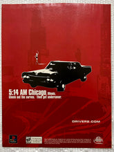 Cargar imagen en el visor de la galería, Driver 2 - PlayStation - Original Vintage Advertisement - Print Ads - Laminated A4 Poster