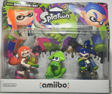 Load image into Gallery viewer, amiibo - Inkling Girl/Squid/Boy - Splatoon Series 3-Pack