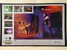 Cargar imagen en el visor de la galería, Ian Livingstone's Deathtrap Dungeon - PlayStation PC - Original Vintage Advertisement - Print Ads - Laminated A3 Poster