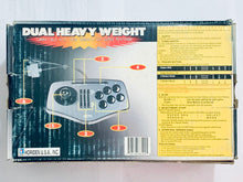Cargar imagen en el visor de la galería, HORI Fighting Stick / Heavy Weight Dual Controller - Sega Genesis / CD / SNES - Arcade Joystick - Vintage - CIB - US ver. (HDJ-07)
