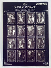 Cargar imagen en el visor de la galería, Disney Twisted Wonderland Clear Visual Poster - Jumbo Carddass (Set of 21)