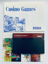 Load image into Gallery viewer, Casino Games - Sega Master System - SMS - PAL - CIB (7021)