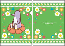 Load image into Gallery viewer, Uta no Prince-sama♪ - Onpu-kun, Piyo-chan and Penguin - Mascot Characters - A4 Clear File (Set of 3 Retro) - Flower Ver.