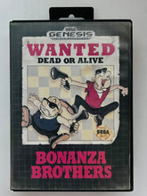 Load image into Gallery viewer, Bonanza Brothers - Sega Genesis - NTSC - Box & Manual (1124)