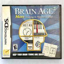 Load image into Gallery viewer, Brain Age 2 - Nintendo DS / DSLite DSi XL - NTSC - Box & Manual (NTR-ANME-USA)