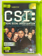 Cargar imagen en el visor de la galería, CSI: Crime Scene Investigation - Xbox Classic - NTSC - Box & Manual