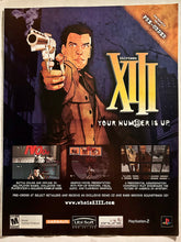 Cargar imagen en el visor de la galería, XIII - PS2 - Original Vintage Advertisement - Print Ads - Laminated A4 Poster