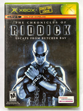 Load image into Gallery viewer, The Chronicles of Riddick: Escape From Butcher Bay - Xbox Classic - NTSC - Box & Manual