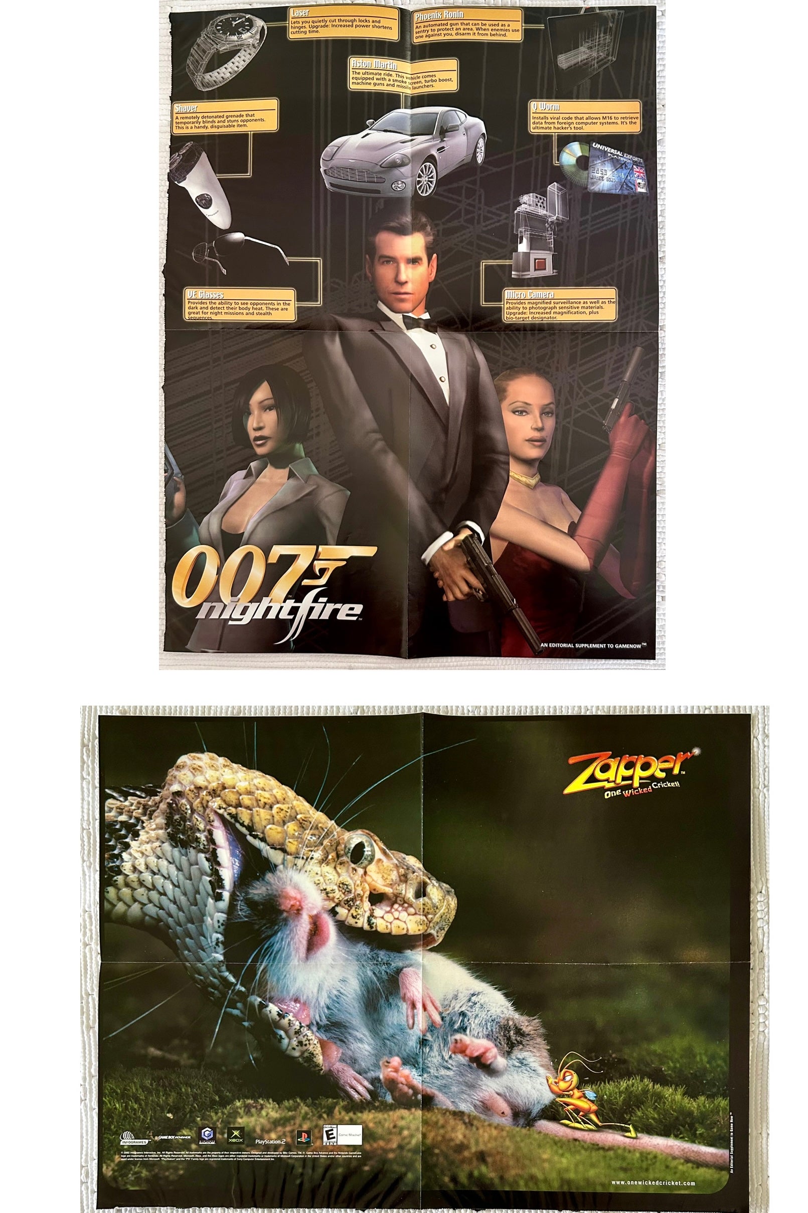 Zapper: One Wicked Cricket! / James Bond 007: Nightfire - PS2/NGC
