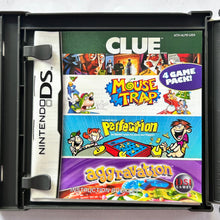 Load image into Gallery viewer, Clue / Mouse Trap / Perfection / Aggravation - Nintendo DS / DSLite DSi XL - NTSC - Box & Manual (NTR-P-ALPE)