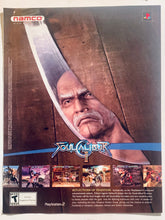 Cargar imagen en el visor de la galería, Soul Calibur II - PS2 - Original Vintage Advertisement - Print Ads - Laminated A4 Poster