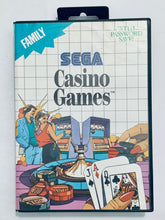 Load image into Gallery viewer, Casino Games - Sega Master System - SMS - PAL - CIB (7021)