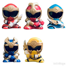 Cargar imagen en el visor de la galería, Ninpuu Sentai Hurricaneger - Finger Puppet Doll - Soft Vinyl Collection (Set of 5)