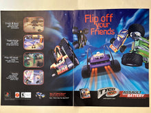 Cargar imagen en el visor de la galería, Tyco R/C: Assault with a Battery - PlayStation - Original Vintage Advertisement - Print Ads - Laminated A3 Poster