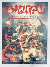 Load image into Gallery viewer, Brutal: Paws of Fury / Battletech - Genesis - Original Vintage Advertisement - Print Ads - Laminated A4 Poster