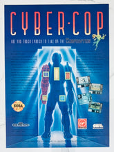 Load image into Gallery viewer, Chuck Rock / Cyber-Cop - Genesis - Original Vintage Advertisement - Print Ads - Laminated A4 Poster