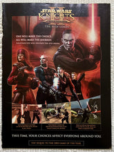 Load image into Gallery viewer, Star Wars: Knights of the Old Republic II: The Sith Lords - Xbox PC - Original Vintage Advertisement - Print Ads - Laminated A3 Poster