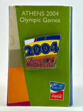 Load image into Gallery viewer, Athens 2004 Olympic Summer Games Coca-Coca Pin Collection (Set of 5)