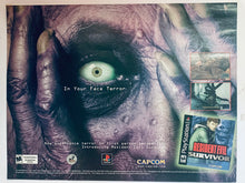 Load image into Gallery viewer, Resident Evil Survivor - PlayStation - Original Vintage Advertisement - Print Ads - Laminated A4 Poster