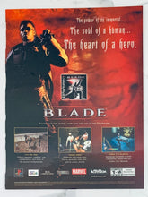 Load image into Gallery viewer, Blade - PlayStation GBC - Original Vintage Advertisement - Print Ads - Laminated A4 Poster