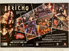 Load image into Gallery viewer, Clive Barker's Jericho - PS3 Xbox 360 PC - Original Vintage Advertisement - Print Ads - Laminated A3 Poster