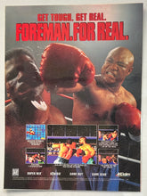 Load image into Gallery viewer, Foreman For Real - Genesis / SNES / GB / GG - Print Ads - Laminated A4 Poster