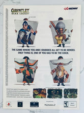 Load image into Gallery viewer, Gauntlet Dark Legacy - PS2/Xbox/Game Cube - Original Vintage Advertisement - Print Ads - Laminated A4 Poster