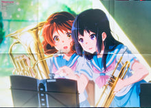 Cargar imagen en el visor de la galería, Hibike! Euphonium 2 / Touken Ranbu -Hanamaru- - Reina Kousaka & Kumiko Oumae / Yamatonokami Yasusada & Kiyomitsu Kashuu - Double-sided B2 Poster (Yatsuori) - Monthly NewType October 2016 Appendix