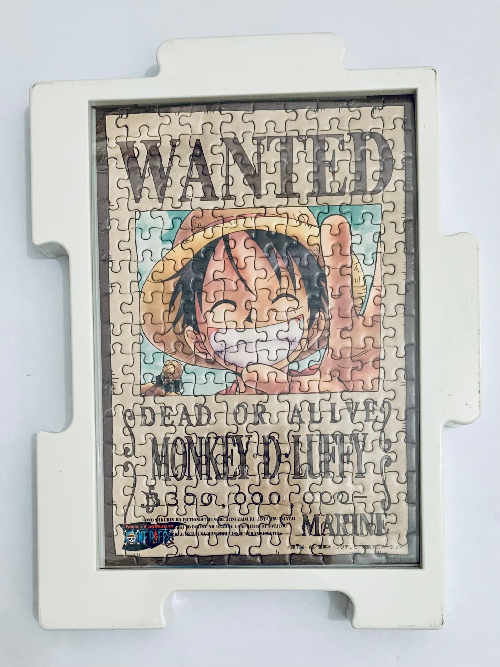 Monkey D Luffy From One Piece Wanted Poster Cross-stitch 