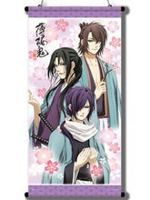 Load image into Gallery viewer, Hakuouki Shinsengumi Kitan - Hijikata Toshizou, Okita Souji & Saitou Hajime - Taito Kuji Honpo Original Tapestry (Prize A)