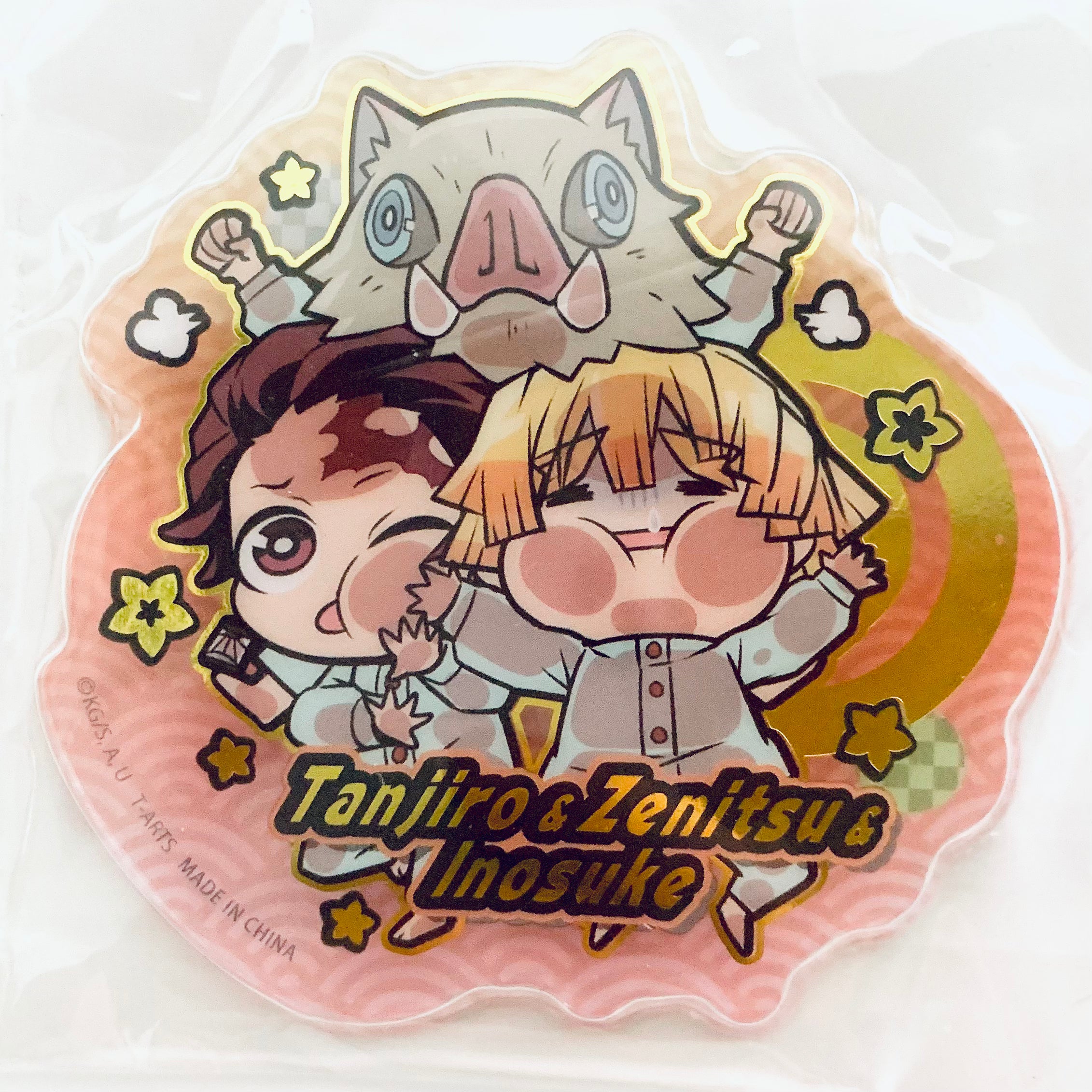 Demon Slayer: Kimetsu no Yaiba Sticker Zenitsu & Inosuke Oni Taiji Ver.  (Anime Toy) - HobbySearch Anime Goods Store